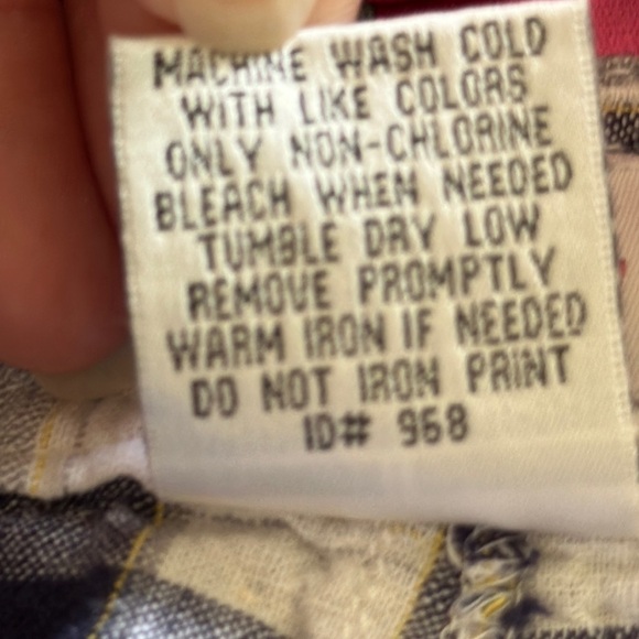 Penn State PSU Nittany Lion’s Plaid Linen/Cotton Blend Drawstring Shorts Size 11 - Picture 10 of 11